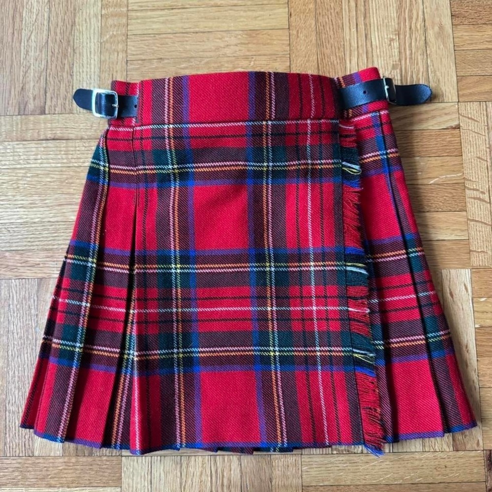 vintage james pringle weavers toddler kilt made of pure new wool